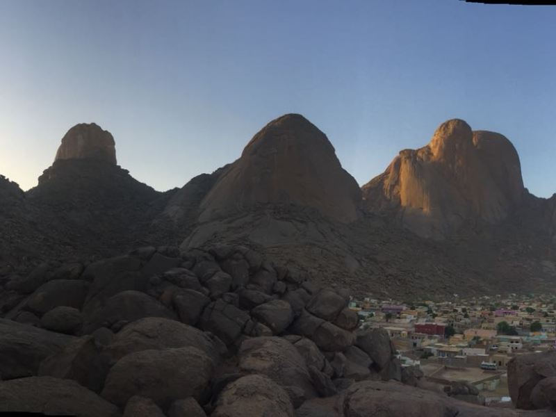 wie gemalte Berge&nbsp;…